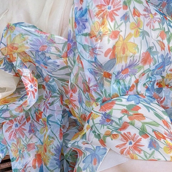 Floral cottagecore summer dress NWOT - Picture 8 of 16